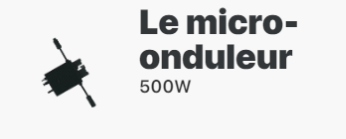 Le micro-onduleur de la station solaire Tourne-Sol Bourgeois Global ets un 500W